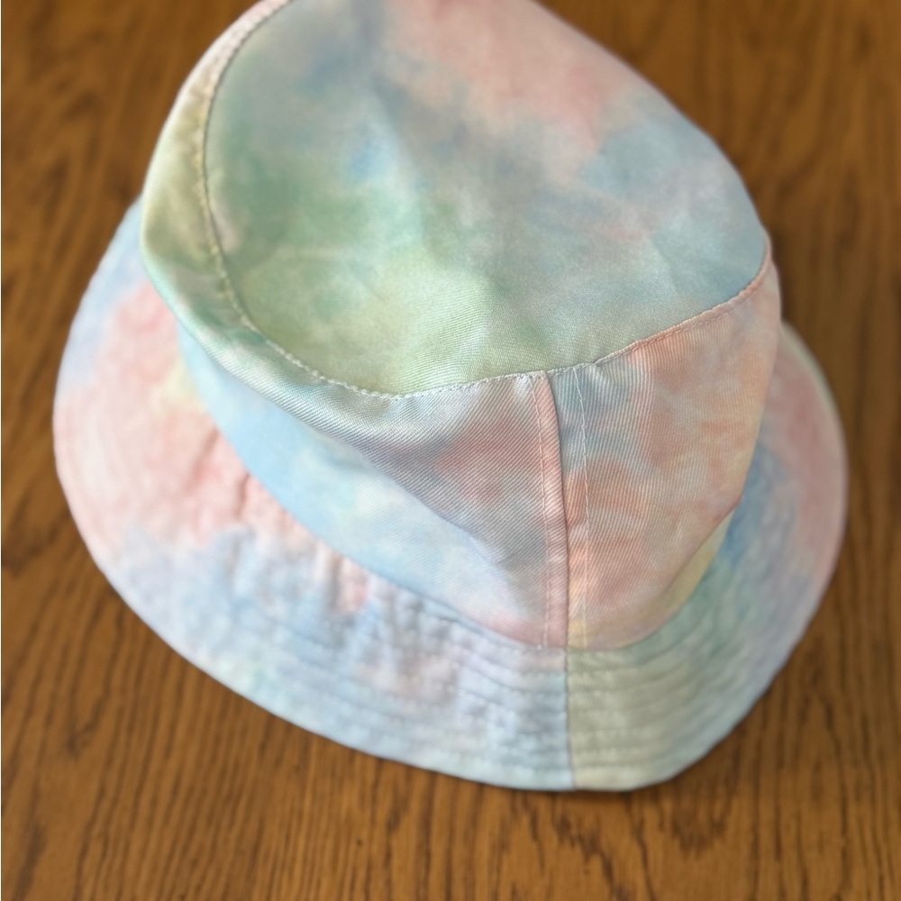 Pastel Tie-Dye Bucket Hat, Girl’s OS Accessory - Picture 9 of 9